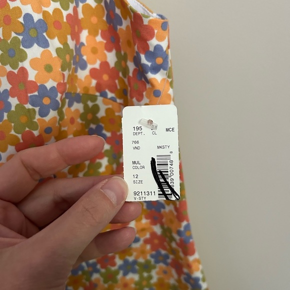 Mario Balthazar Retro Floral Printed Dress Size 12 - Picture 3 of 7